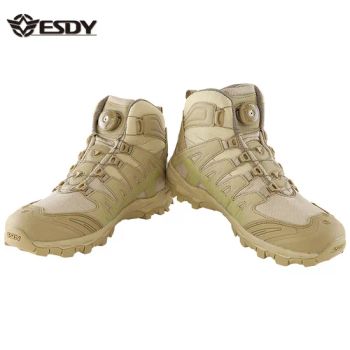 Esdy Mens Tactical Style Boots Waterproof Hiking Combat Boots - Yiwu Wisdom Import & Export Co., Ltd. - China