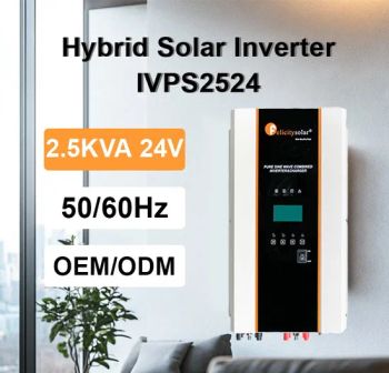 Felicitysolar High Efficiency High Quality DC to AC 2.8kw 24V Solar Hybrid Inverter Pure Sine Solar Power Inverter - Guangzhou Felicity Solar Technology Co., Ltd. - China