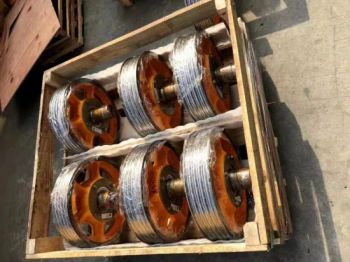 Elevator Iron Pulley or Nylon Pulley for Traction System Roller Wheel Pulley of Elevator - Kunshan Mini Mustang Tech. Co., Ltd. - China
