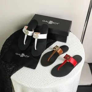 Flat Rubber Flip-Flops for Beach Shoes Women's Sandal Slippers - Maanshan Tumashte Import-Export Trade Co., Ltd. - China