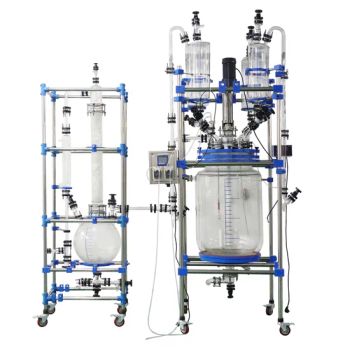 5L Lab Mixing Reactor Chemical Equipment Double Jacketed Glass Reactor - Nanjing Ningkai Instrument Co., Ltd. - China