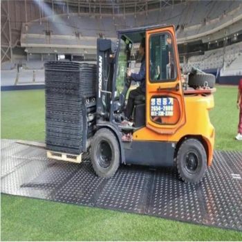 Driveway Protection Mats HDPE Plastic Sheet Heavy Duty Ground Protection Mats - Dezhou Dongxing Rubber Plastic Co., Ltd - China