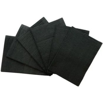 Eco Friendly Tattoo Supply Disposable Table Cloth 13X18 Black Dental Bib for Other Body Art - Hefei JM Healthcare Products Co., Ltd. - China