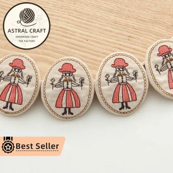 Handmade Finished Fashion Party 3D Floral Girl Jacket Embroidery Brooch Pin - Shantou Tianshangxing Crafts Processing Factory - China
