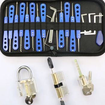 19PCS Blue 3PCS Transparent Locks Locksmith Practice Supplies Lock Pick Tool Set - Ningbo Rato Hardware Co., Ltd. - China