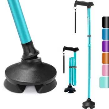 Walking Cane Foldable Aluminum Crutches Height Adjustable 78-96cm Lightweight Design Walking Stick - Rehand Medical Technology Co., Ltd. - China