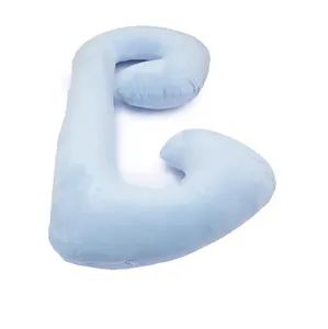 Pregnant and Nursing Women U Shaped Maternity Support Cushion with Washable Outer Cover Pregnancy Function Pillow for Bed Pillow - Hangzhou Mosheng Textiles Co., Ltd. - China