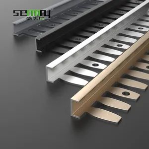 Aluminium Flexible Floor Trim Curved Floor Tile Edge Trim for Laminate Flooring Transition Strips - Foshan Shensheng Building Material Technology Co., Ltd. - China