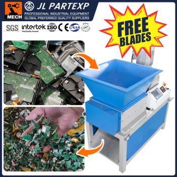Free Blades Knives! ! ! Large Capacity Double Shaft Multipurpose Waste Scrap Computer Hard/Floppy Drive Disk/HDD/SSD Recycling Shredder Crusher Machine - Maanshan Jieling International Trade Co., Ltd. - China