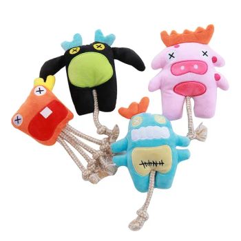 Amz New Arrvials Cotton Rope Plush Stuffed Training Pet Dog Toys - Yangzhou Round Toy Co., Ltd. - China