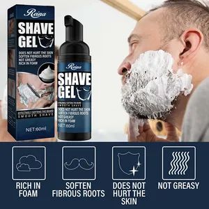 OEM Shaving Foam 100ml Organic Beard Brush Carton Custom 1Y MOQ100 - Reina Cosmetics (Guangzhou) Co., Ltd. - China