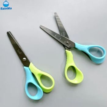 5inch Sharp Head Plastic Scissors DIY Paper Cutter Pinion Gear 12PCS Display Box - Ningbo Rainma Stationery Co., Limited. - China