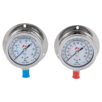 Liquid Filled Refrigeration Pressure Gauges for R744 Carbon Dioxide - Yangzhou Huifeng Meter Co., Ltd. - China