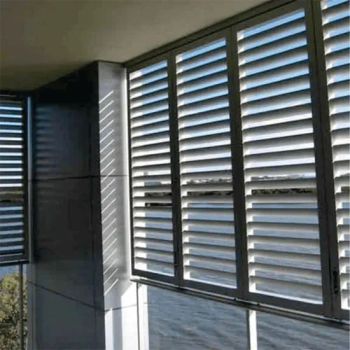 Customized Building Design Aluminum Sun Louver Exterior Shutters Horizontal Window Shutters - Henan Menton River Trading Co., Ltd. - China