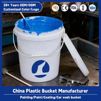 Food Grade 20 Liter Plastic Drum Bucket for Water Paint Oil with Spout Lid and Handle - Enlightening Plast Co., Limited - China
