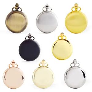 Fashion Smooth 8 Colors Alloy Men Quartz Men Classic Fob Polished Pocket Watch - Luoyang Bozhun Trade Co., Ltd. - China