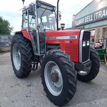 Massey Ferguson 399 Farm Tractor Red 4WD Wheel Type Agricultural Diesel Engine Canopy High Safety Level - Smart Agri GmbH - Germany