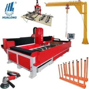 Hualong Machinery 3 Axis CNC Stone Processing Machine Slab Edge Polishing Center CNC Stone Milling Machine Sink Cutter Hlcnc 3319 - Fujian Province Hualong Machinery Co., Ltd. - China