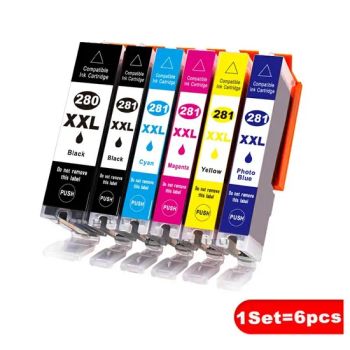 Pgi 280 280XL Pgi280 Pgi-280XXL Cli 281 281XL Cli281 Cli-281 Premium Compatible Color Ink Cartridges for Canon Printer - Prospect Image Products Limited of Zhuhai - China