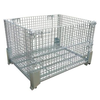 Cargo Transport Storage Forklift Safety Galvanized Folding Wire Cages - Dalian Eastfound Logistics Equipment Co., Ltd. - China