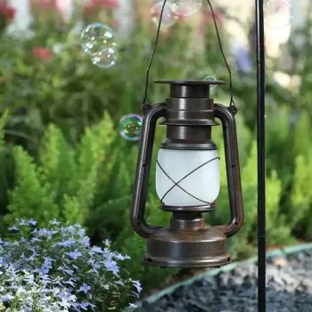Dancing Flame Waterproof Hanging LED Solar Retro Lantern Lights Outdoor Camping Lamps - Ningbo Bone International Trading Co., Ltd. - China