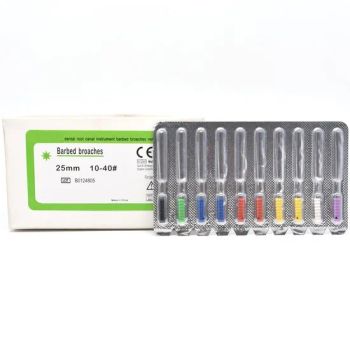 Dental Root Canal Cleaning Barbed Broaches Dental Broaches Barbed Broaches for Root Cleaning Dentistry - Foshan Vokodak Medical Equipment Co., Ltd. - China
