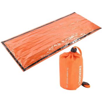 OEM Waterproof Ultralight Orange PE Thermal Mylar Bivy Survival Gear Emergency Sleeping Bag for Outdoor Camping - Suzhou TopRising International Trade Co., Ltd - China