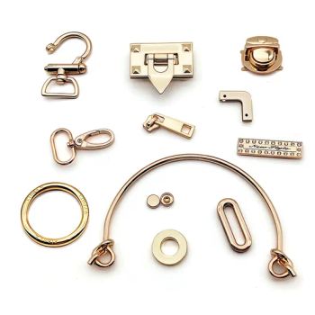 Handbag Hardware Factory OEM Available Handbag Ring Buckle Hook Lock Rivet Handle Other Bag Parts and Accessories - Yancheng Geofought Technology Co., Ltd. - China