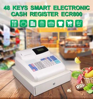 Electronic POS System 58mm Paper Roll Modern Cash Register with Software ECR800 - Shenzhen HCC Technology Co., Ltd. - China