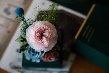 Dried bouquet and basket - Yan Export company (flowers) - China