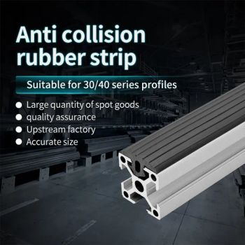 30/40/45 Aluminum Profiles, Dust-Proof Rubber Strips, Anti-Collision Strips, Flat Anti Slip Strips, Slot Filling Seals - Dongguan Hengdong Aluminum Materials Co., Ltd. - China
