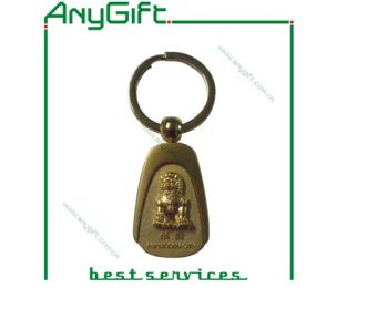 Die Casting Metal Keychain with Customized Logo Origin China Trademark AG Logo Customized Style Customized HS Code 74199900 - Anygift Promotions Limited - China