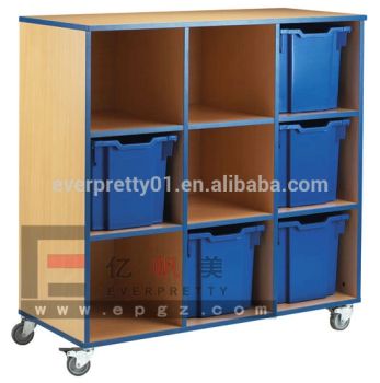 Fashion Kids Toys Cabinet Preschool Wooden Furniture Children Toys Cabinet - Guangdong Everpretty Furniture Co., Ltd. - China