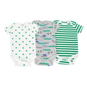Wholesale 3 PCS Newborn Infant Toddler Clothing High Quality 100% Cotton Short Sleeve Thick Baby Rompers - Guangzhou New Apparel Trade Company Limited - China