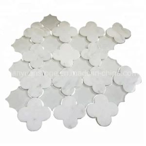White Marble Flower Mosaic Tiles for Kitchen Bathoon Floor and Wall - Quanzhou Tianyuan Stone Co., Ltd. - China