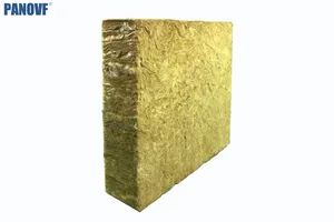Customizable Thickness Rock Wool Insulation Board for HVAC Duct Systems - Zhejiang Panovf New Material Technology Co., Ltd. - China
