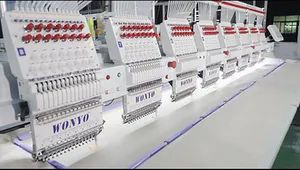 8-Head High-Speed Industrial Quilting & Embroidery Machine Head# 8 Head Condition New Tool Kit 1 Set Flat Hoop 1 PC Trademark WONYO - Shenzhen Wanyang Technology Co., Ltd. - China