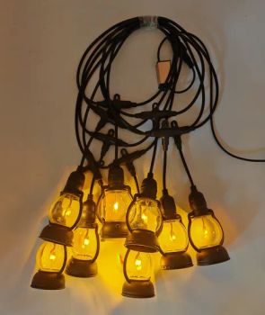 Retro Lantern Hanging Camping Kerosene Oil Lamp LED Garland String Halloween Lights - Jiangmen Magellan Technology Co., Ltd. - China