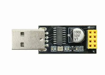 USB to UART/ESP8266 Adapter Programmer for ESP-01 WiFi Modules with CH340G Chip - Power Circuits - India