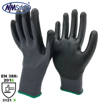 Nmsafety Nitrile Coated Oil Grip Assembly and Repairing Work Gloves - Nano-Metre Industrial Ltd. - China