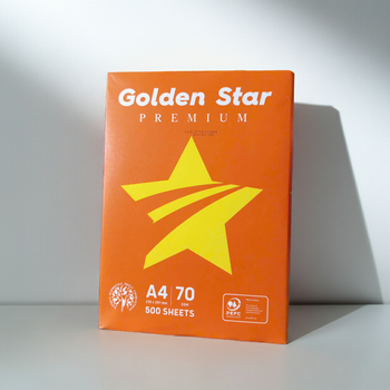 Buy High Quality Golden Star Copier Paper 70gsm 75gsm 80gsm Designed For Smooth Printing Clear Output And Reliable Office Performance Fast Delivery Premium Quality - wood traders - Poland