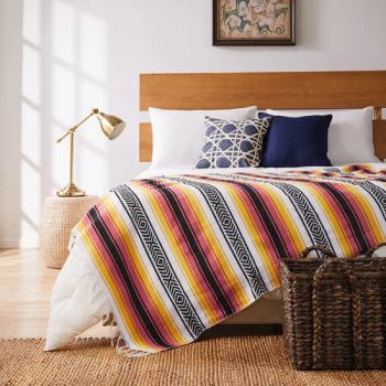 Hand-Woven Beach Sofa Bed Flagstable Flags Home Picnic Mats Geometry Blanket - Market Union Co. Ltd. - China