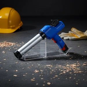 Heavy-Duty Blue Caulking Gun by Hongtai with Battery Included - Putian Hongtai Electromechanical Industry and Trade Co., Ltd. - China