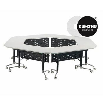 MDF Dining Room Glass Dining Table Set and Chair Tempered Glass Desk Modern Home Reception Furniture Extra Large Dining Tables - Foshan Hoping Furniture Co., Ltd. - China