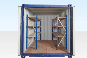 Adjustable, Heavy Duty Two Tier Container Racking (Single Bay) - senesie mfg llc - United States
