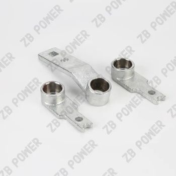 Drop out Fuse End Fitting and Mounting Bracket Trademark ZB HS Code 7326901990 Model NO. F39 & J39 Origin Wenzhou, - Wenzhou Zhengbo Electric Power Fitting Co, . Ltd. - China