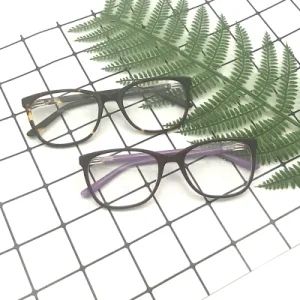 Wholesale Acetate Glasses Eyeglass Frames CE Optical Glasses Style Fashion Frame Shape Square Model NO. HG8305-H Suitable for Woman - Wenzhou Higo Optical Co., Ltd. - China