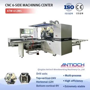 Ultra-Precise Industrial-Grade Six-Sided Drill CNC Machining Boring Machines for Precision Carpentry Work - Qingdao Antioch Woodworking Machinery Co., Ltd. - China