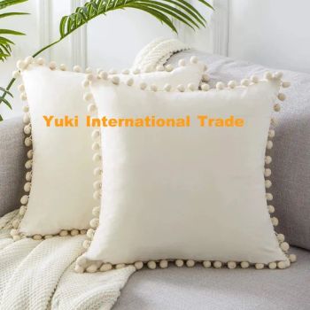 Yuki Thickened Linen-Like Home Textile for Pillowcase Trademark JQ Body Part Back Origin Shaoxing Style Customized Technics - Shaoxing Yuki International Trade Co., Ltd - China