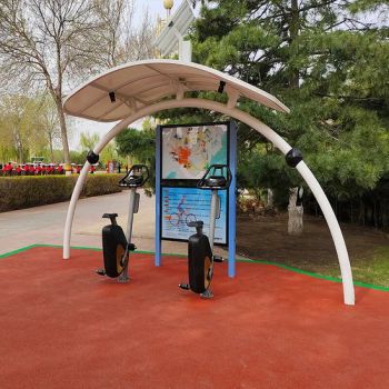 Wholesale Galvanized Steel Material Weather Resistance Outdoor Fitness Gym Equipment - Sanhe City Guiyuxing Sporting Goods Co., Ltd. - China